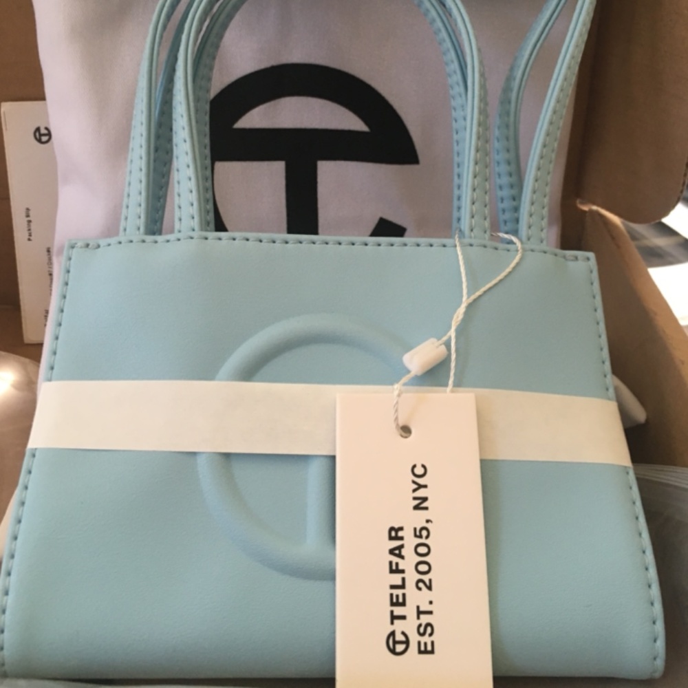 COPY - Small Pool Blue Telfar Bag